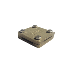 Square Brass Clamp Tape to Tape