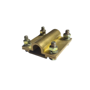 Square Brass Clamp Tape to Cable