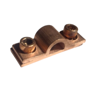Copper Wall Clamp Double Bolted